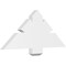 Ekena Millwork Redmond Architectural Grade PVC Gable Bracket, 36"W x 15"H x 2"D x 6"F, 10/12 Pitch GBP036X15X0206RED00 - alternate 1
